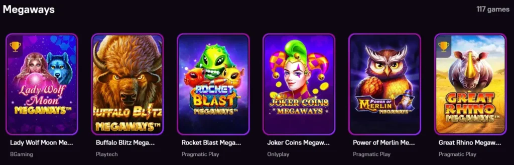 Megaways Zoome Slots Collection